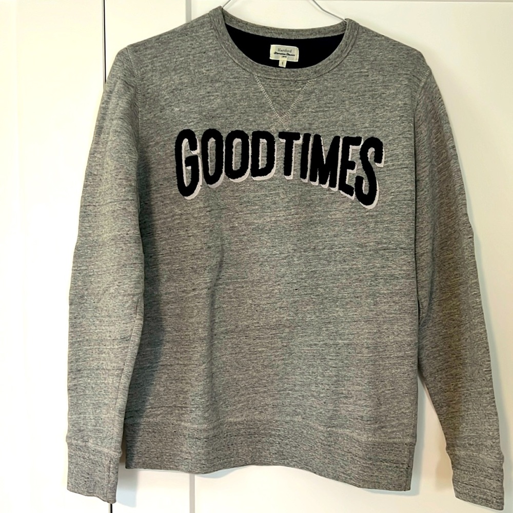 Grey mens sweatshirt
